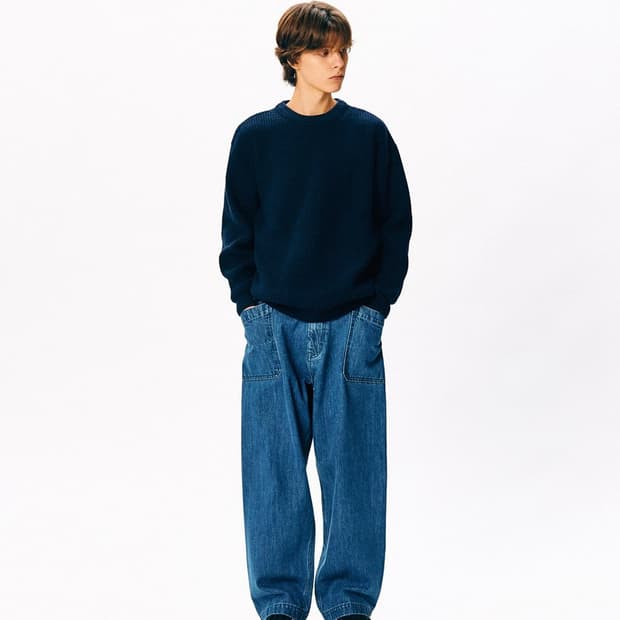 에스피오나지 Miller Knit Sweater Navy L