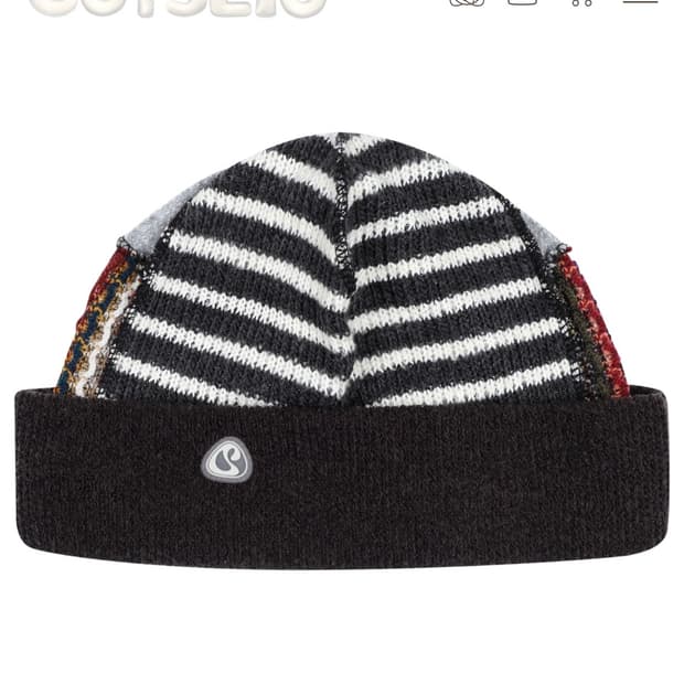 코이세이오 PATCHWORK BEANIE BROWN