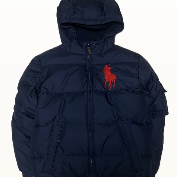폴로 랄프 로렌 빅포니 네이비 패딩