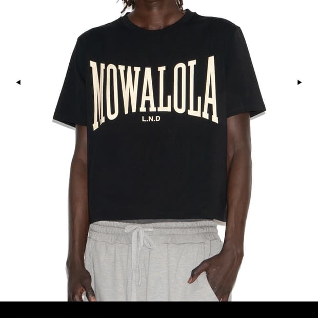 mowalola 반팔슬리프