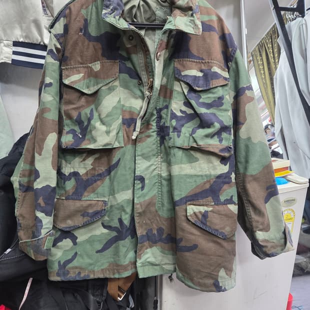카모  밀리터리   야상자켓