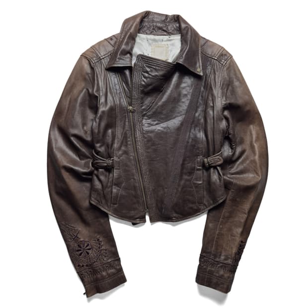 [M] 디젤 양가죽 라이더 자켓
