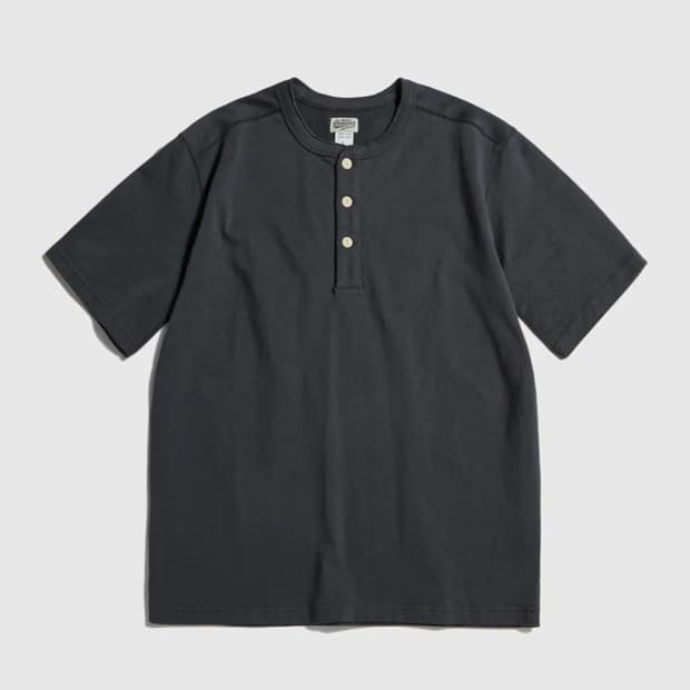 브론슨 10.6oz 코튼 헨리 반팔티 XXXL사이즈 (XL)