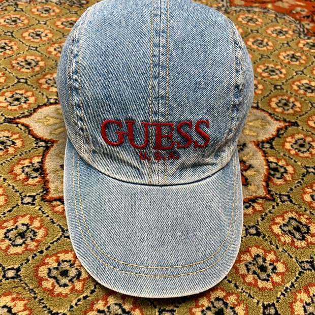 90s Guess 게스 빈티지 데님 볼캡