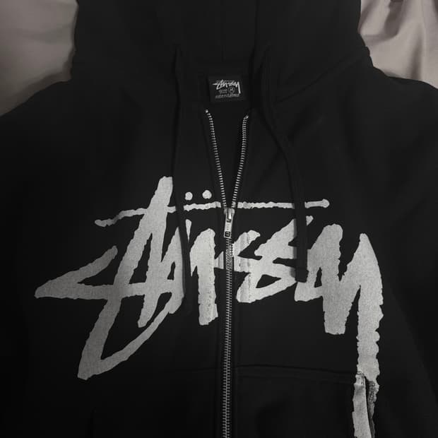 스투시 스탁 후드집업 M