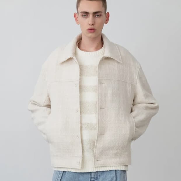 인사일런스 트위드 자켓