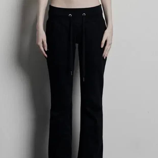 보헤미안서울 스웻팬츠 부츠컷 블랙 S