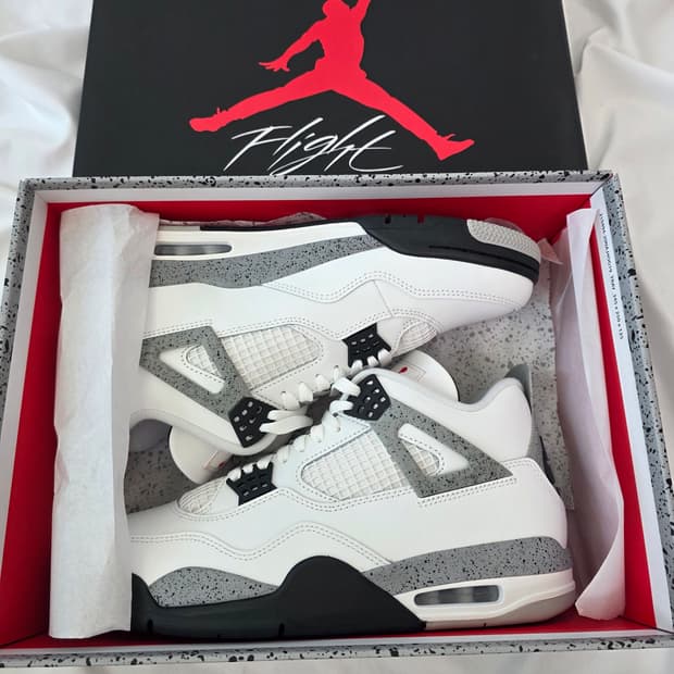 조던 4 레트로 OG 화이트 시멘트 2025