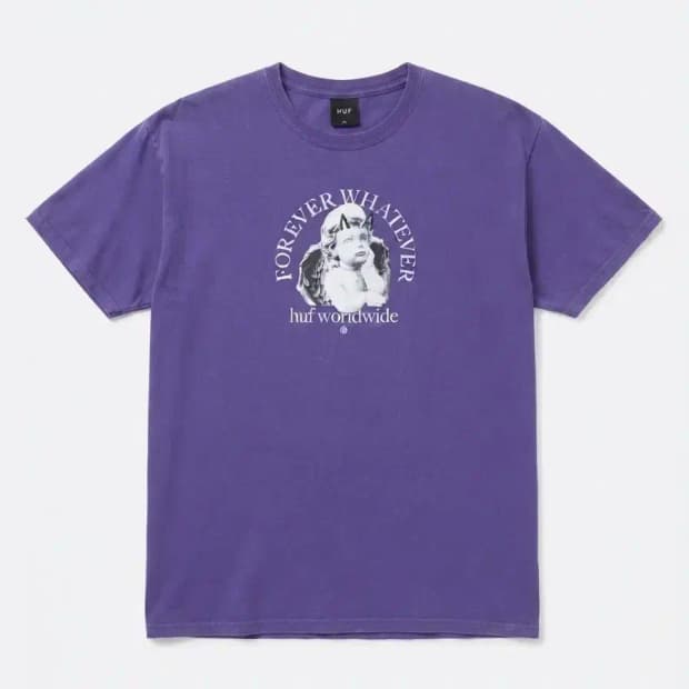 HUF 퍼플 반팔티 XL