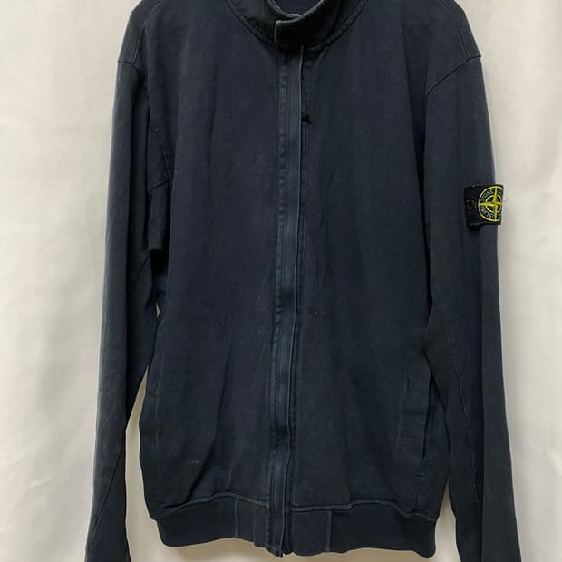 스톤아일랜드 코튼 집업 네이비 XL