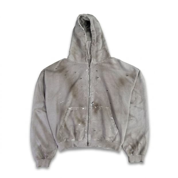 빈티지 다잉 후드집업 