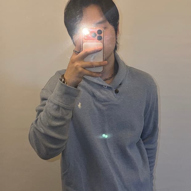 폴로 숄 카라 니트