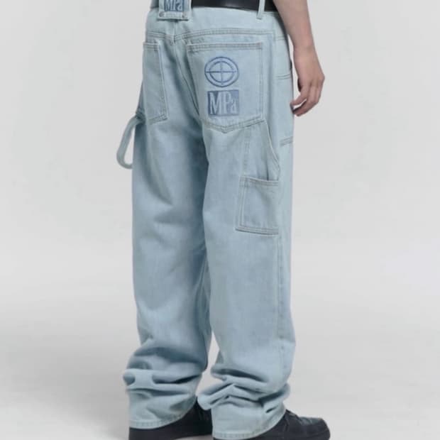 플라스틱프로덕트 MPa PAINTER DENIM PANTS