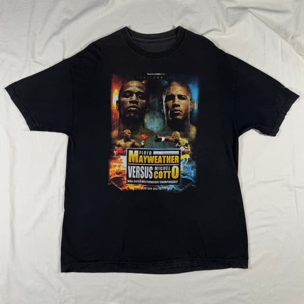 메이웨더 VS 코토 프린팅 반팔 티셔츠 반팔티