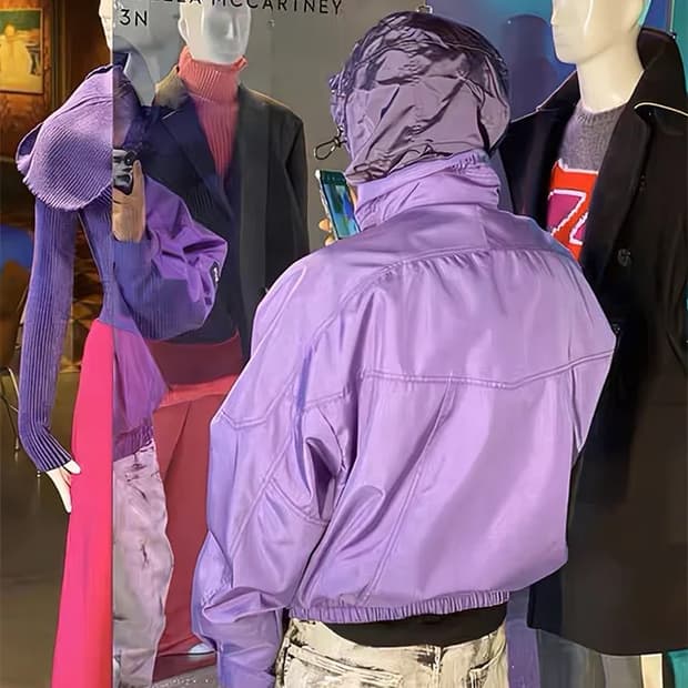 [XL] 마틴로즈 X 나파피리 알로스 자켓 퍼플