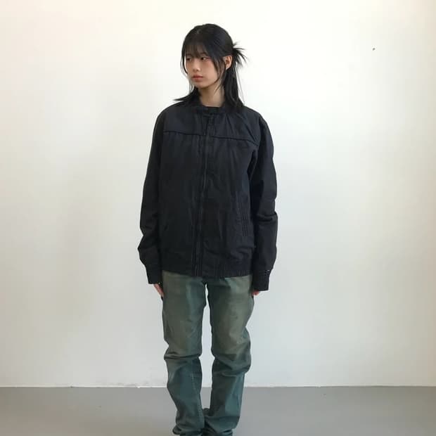 Tommy Hilfiger Denim Black Bomber Jacket