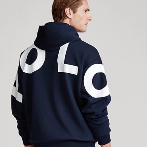 QR 폴로 랄프로렌 네이비 후드티 M