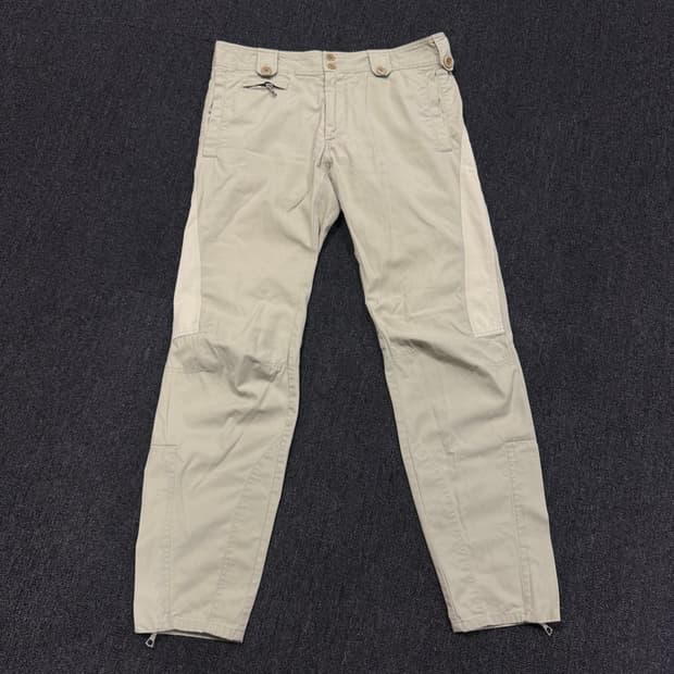 드리스반노튼 사이드지퍼 코튼 팬츠