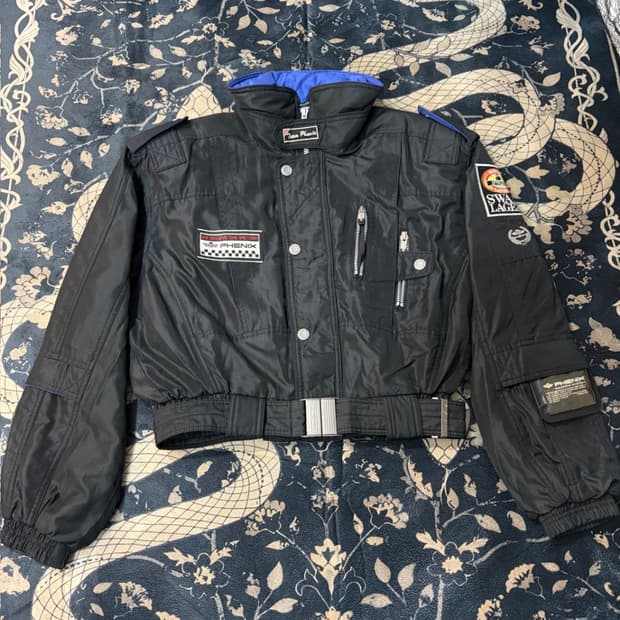 phenix patch racer Ma-1 bomber jacket