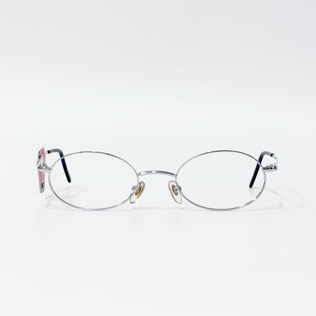TOP 실버 오벌 데드스탁 빈티지안경