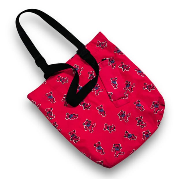 댄싱 베어 아트 핑크 빈티지 토드백