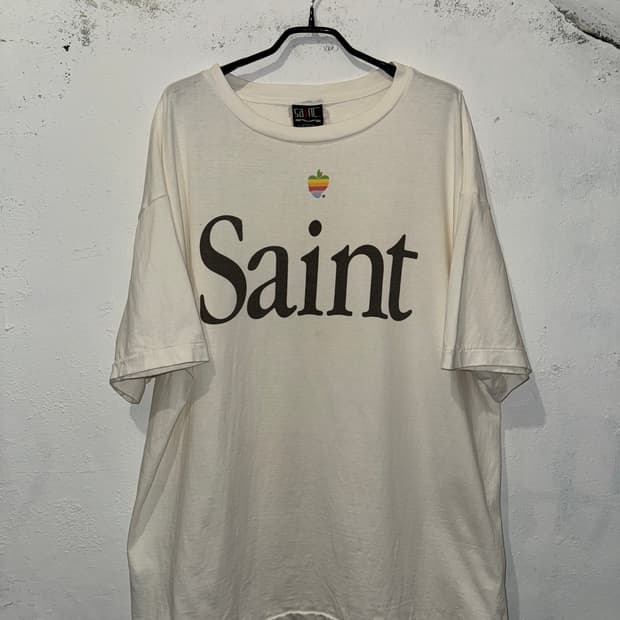 세인트미카엘 23SS 애플 오마주 티셔츠XL