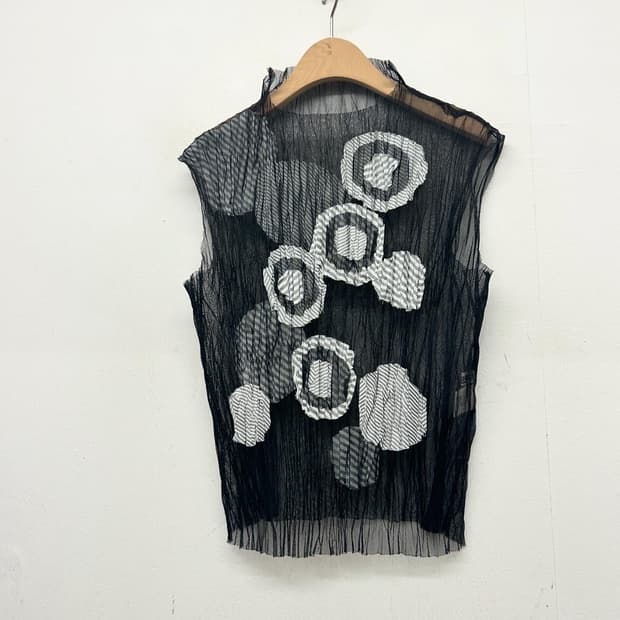 HIROKO KOSHINO 히로코코시노 시스루 탑