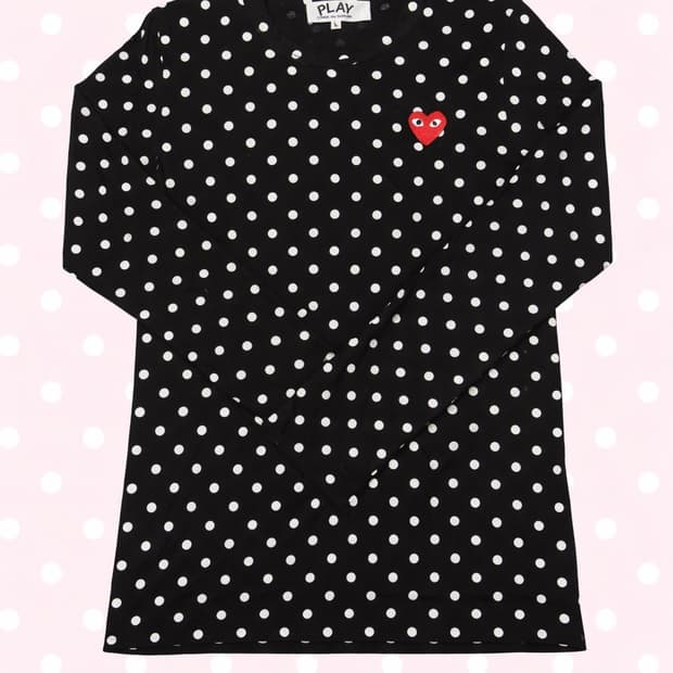 꼼데가르송 도트 롱슬리브