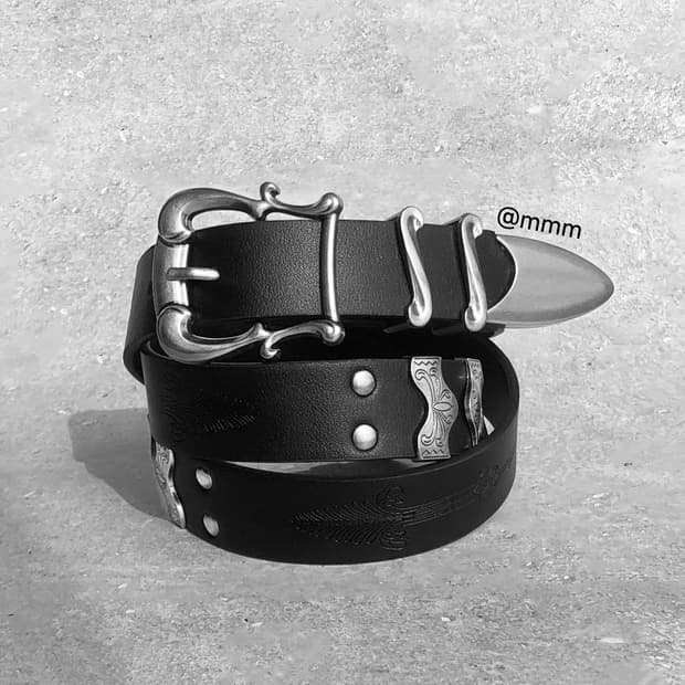 [Unisex] 락시크 에스닉 웨스턴 벨트