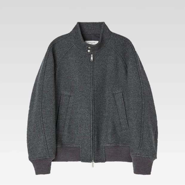 (M) 애프터프레이 리가즈 해링턴 블루종 차콜