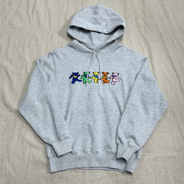 디스이즈네버댓 x 그레이트풀 데드 댄싱베어 후드 S