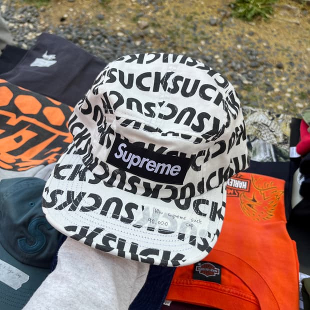 슈프림 캠프캡 모자 캡