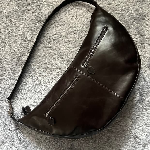 (매물x.새상품) 자라 sprls 카우레더 브라운 크로스백