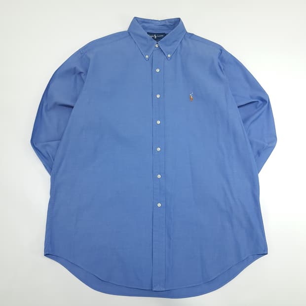 Co917 XL 폴로 랄프로렌 블루 긴팔 셔츠 남방