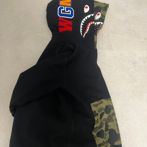 베이프 더블 후드집업 