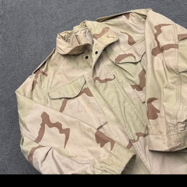[정품] 미군 사막삼색 M65 필드 자켓 c1