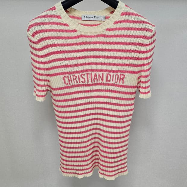 디올 리비에라 니트 반팔 38사이즈 판매
