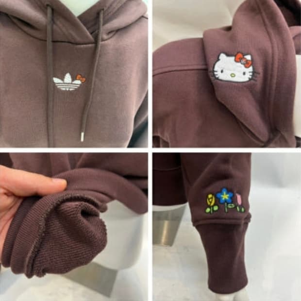 아디다스 × 헬로키티 콜라보 후드