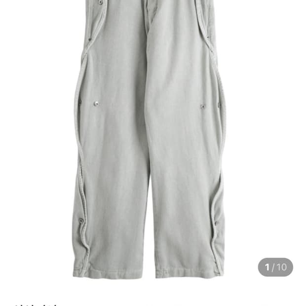 san san gear 25FW cotton wave pants