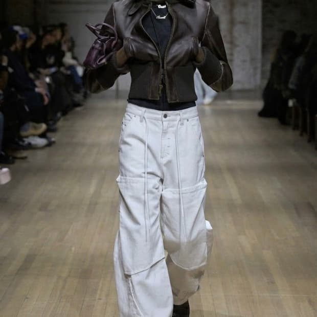 카르넷 아카이브 RUINED MASS DENIM TROUSERS