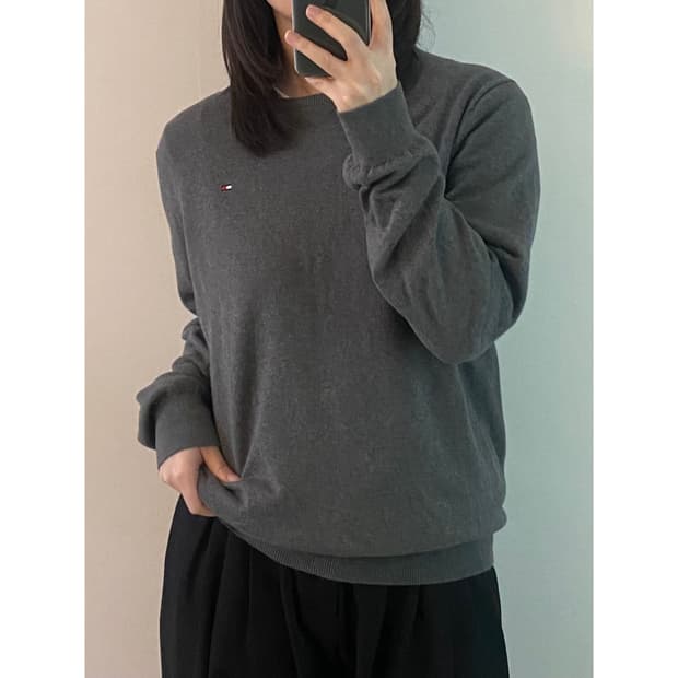 타미힐피거 니트