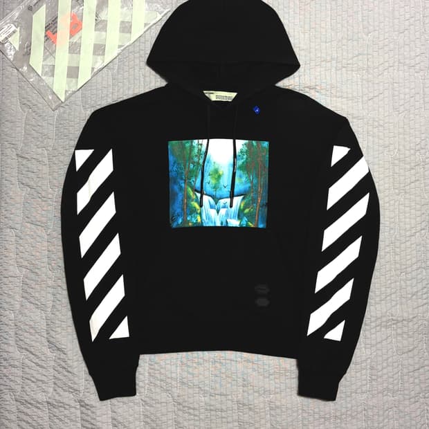 오프화이트 후드