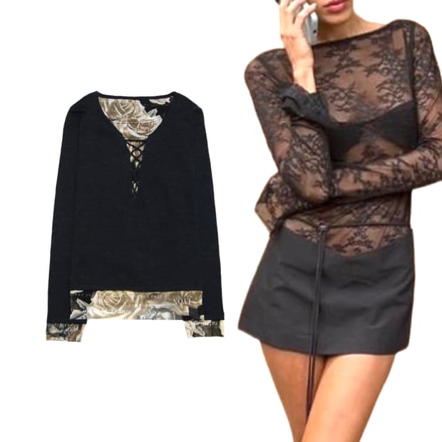 atelier by c'est moi Flower Wool knit