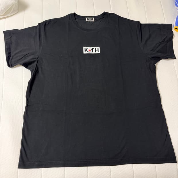 [국내정품/XXL] KITH 키스 x 피너츠 스누피 클래식 박스로고 반팔