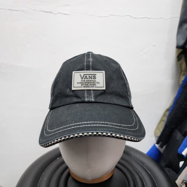반스 블랙 볼캡 