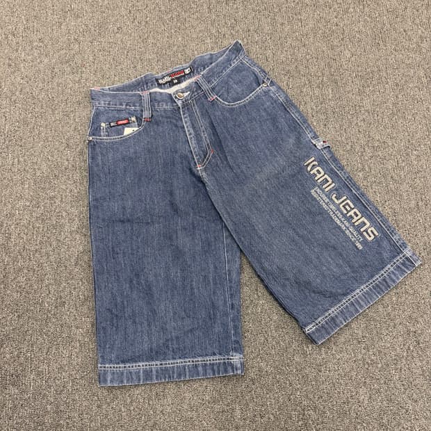 28)Karl Kani 빈티지 버뮤다 데님팬츠