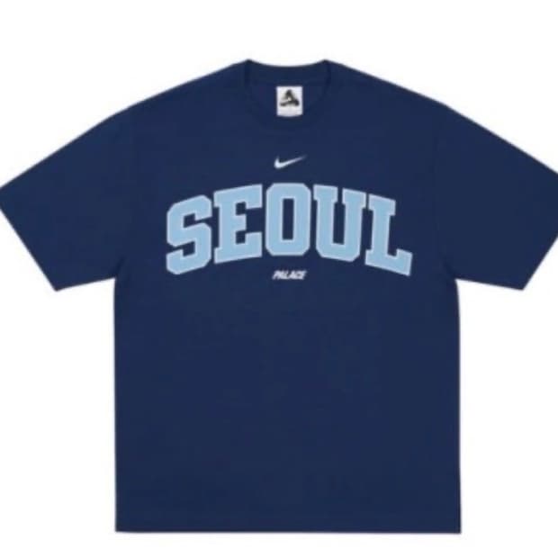 나이키x팔라스 SEOUL 서울 반팔 네이비