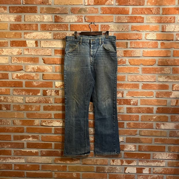 70s USA LEE 빈티지 리 라이더스 200 부츠컷 카우보이 데님팬츠