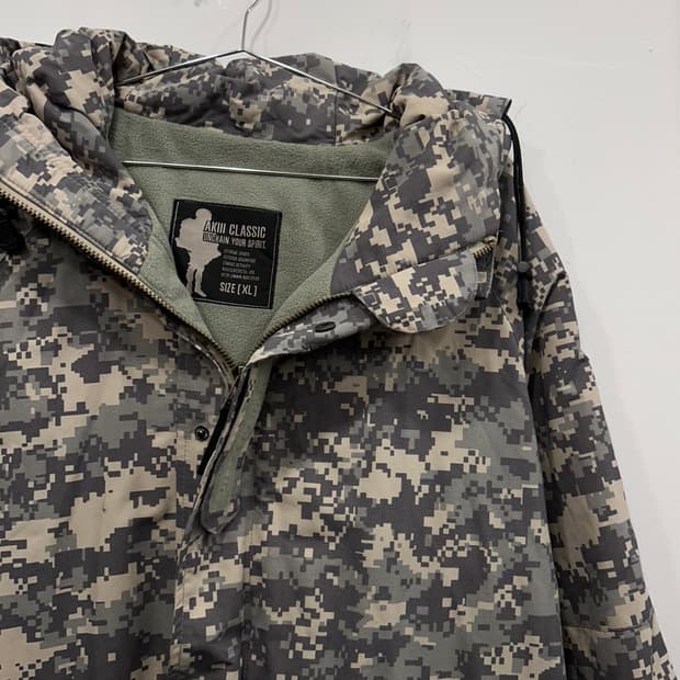 아키클래식 밀리터리 기모 방수 방풍 후드 야상