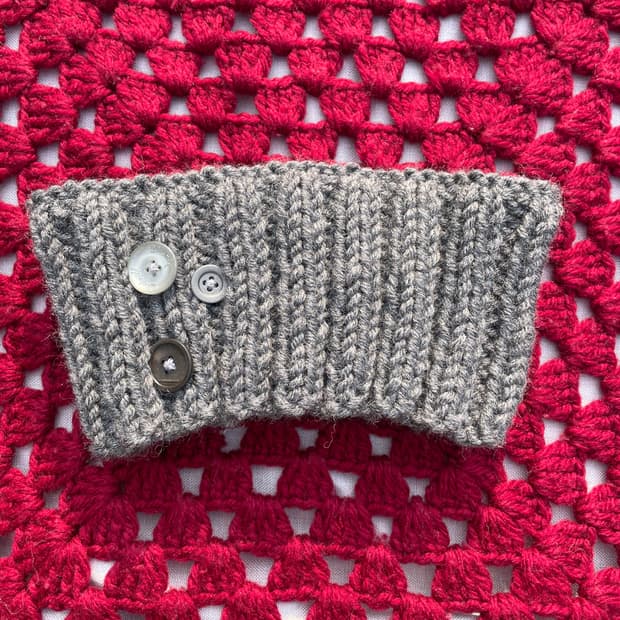 핸드메이드 니트 헤어밴드